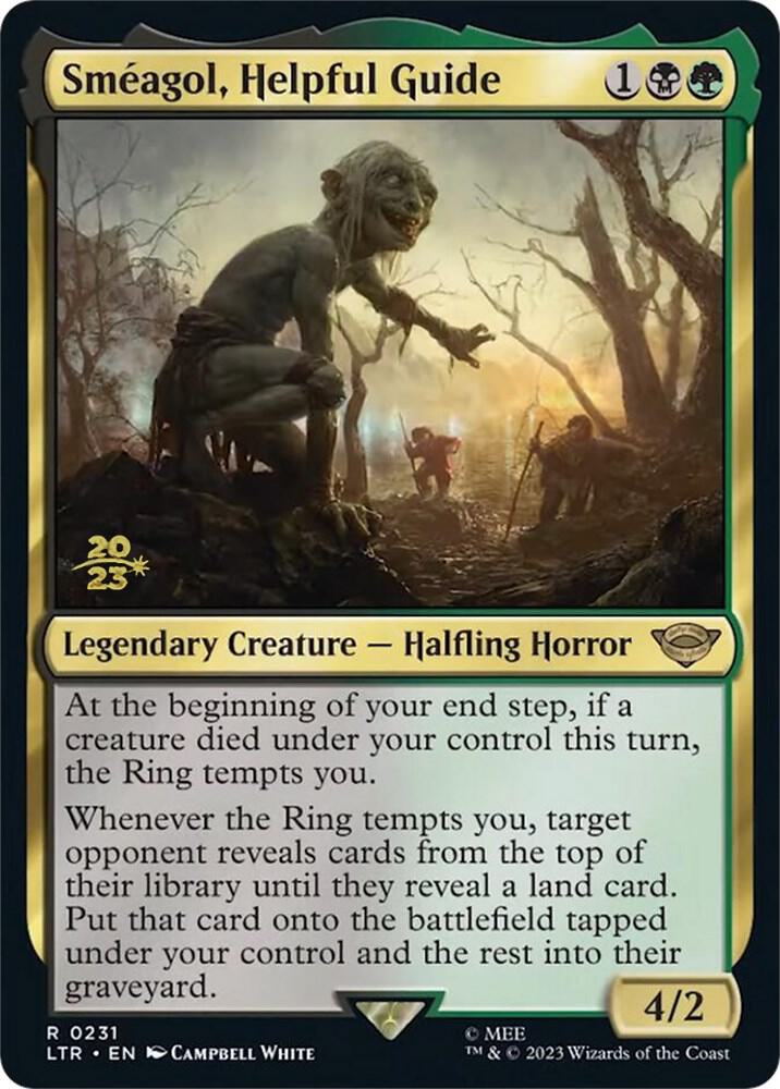 Smeagol, Helpful Guide 231 card from Prerelease Cards