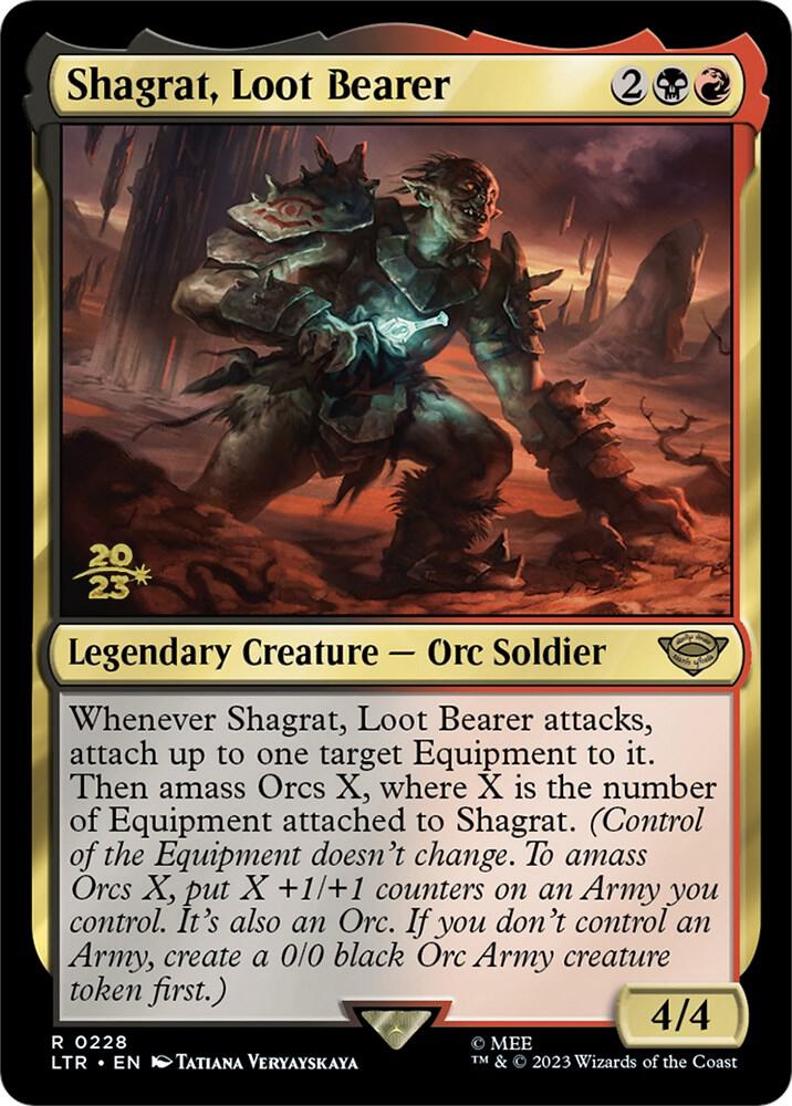 Shagrat, Loot Bearer 228 card from Prerelease Cards