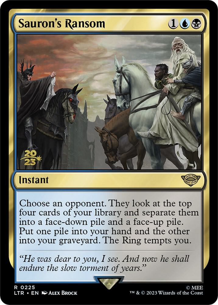 Sauron's Ransom 225 card from Prerelease Cards