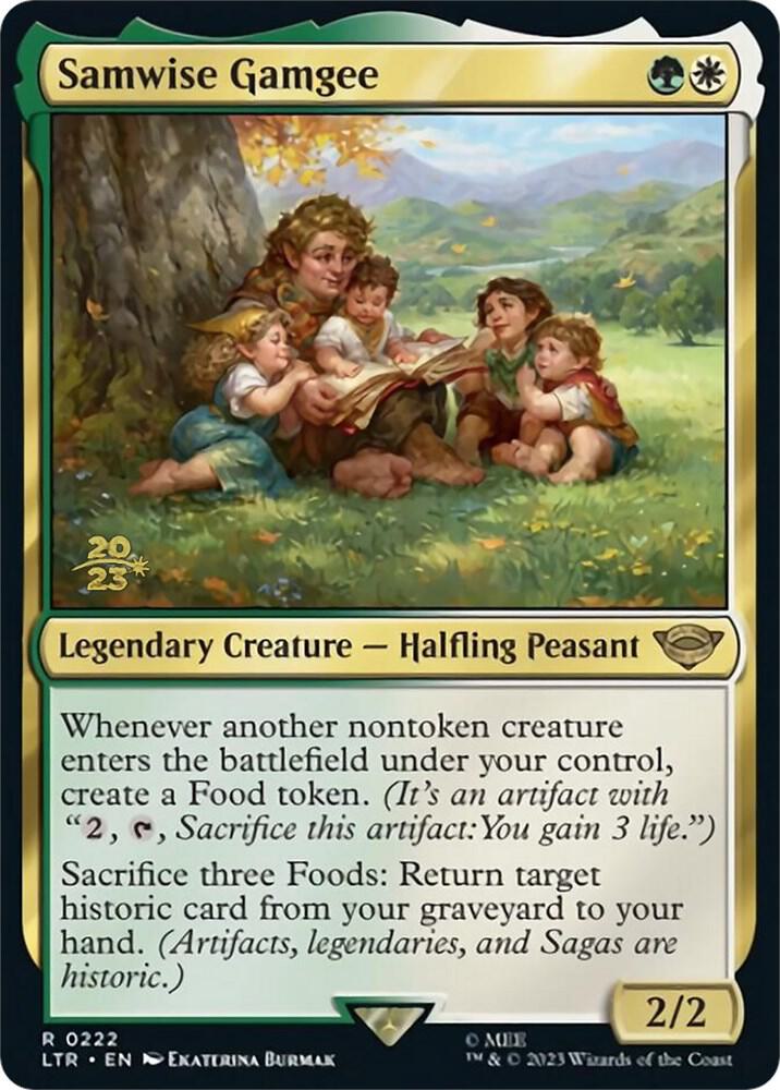 Samwise Gamgee 222 card from Prerelease Cards