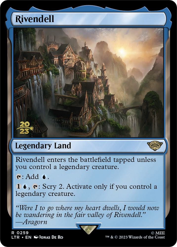 Rivendell 259 card from Prerelease Cards