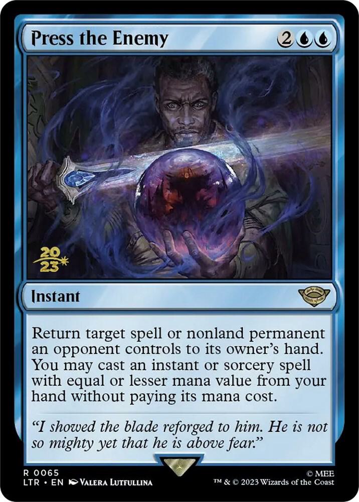 Press the Enemy 65 card from Prerelease Cards