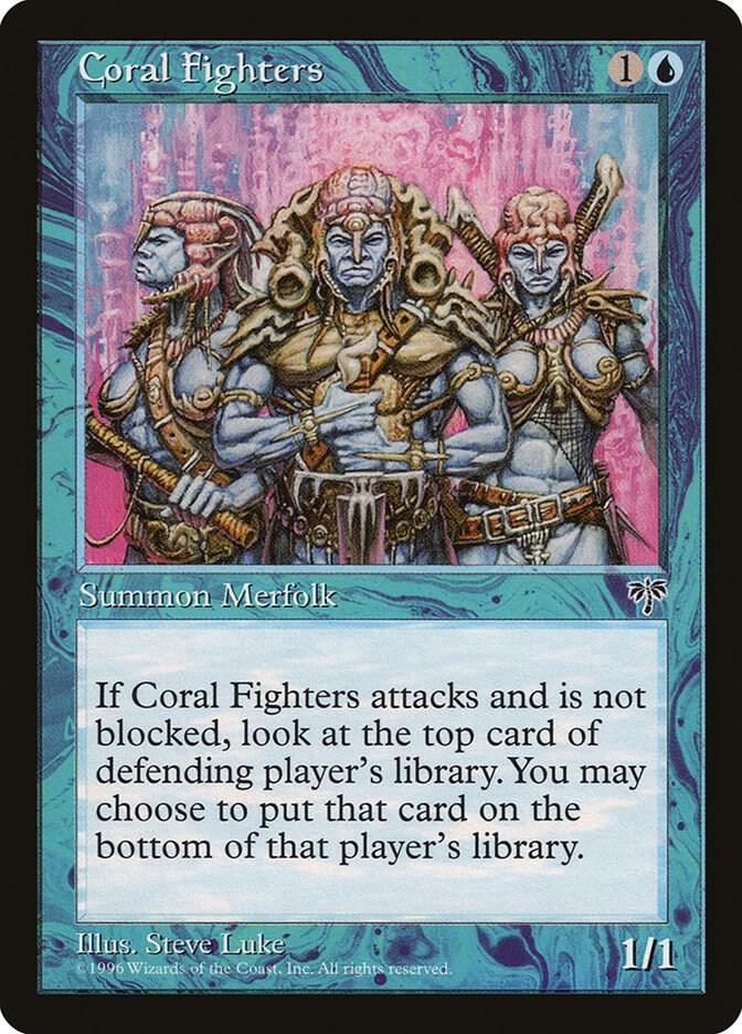 Coral Fighters card from Mirage
