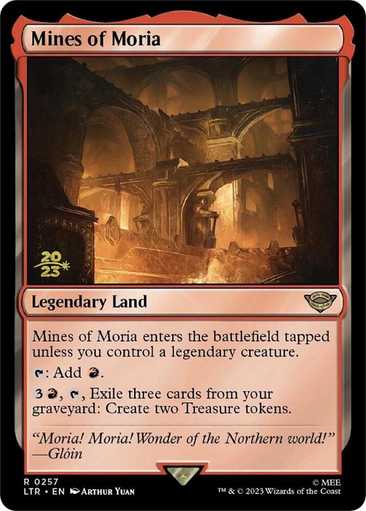 Mines of Moria 257 card from Prerelease Cards