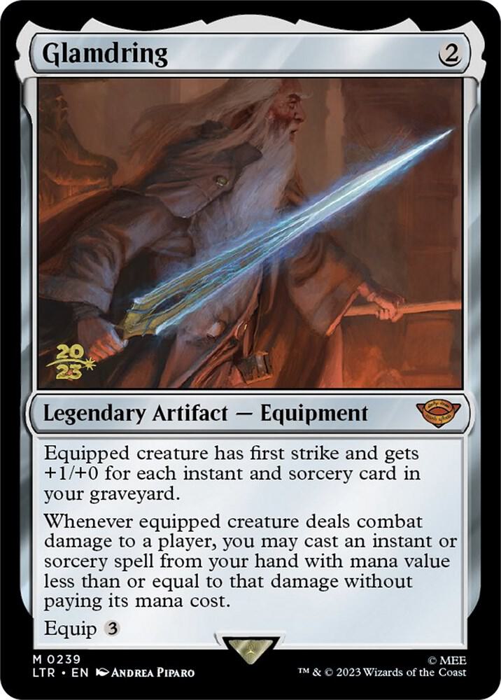 Glamdring 239 card from Prerelease Cards