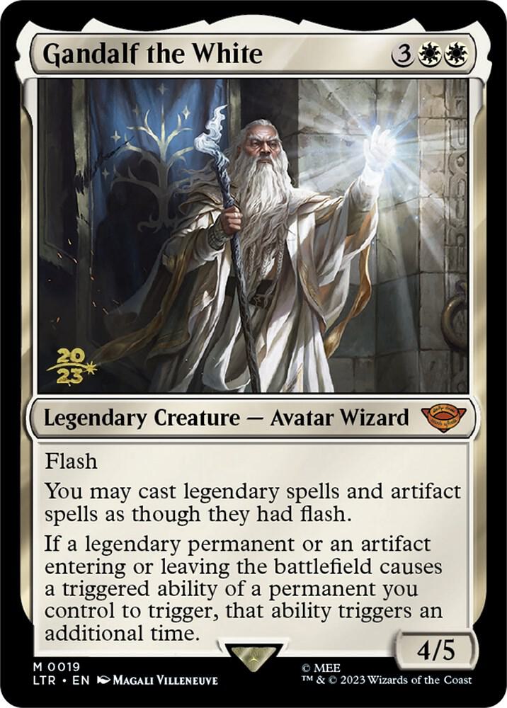 Gandalf the White 19 card from Prerelease Cards