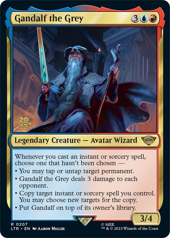 Gandalf the Grey 207 card from Prerelease Cards