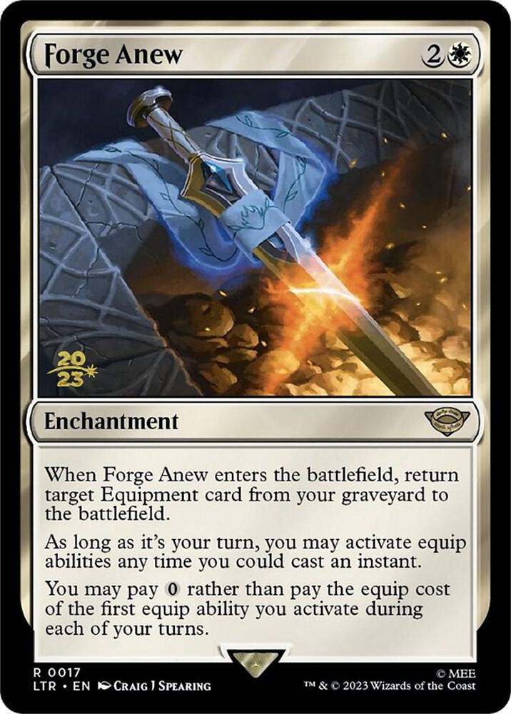 Forge Anew 17 card from Prerelease Cards