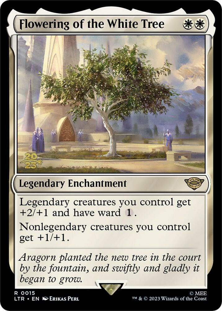 Flowering of the White Tree 15 card from Prerelease Cards