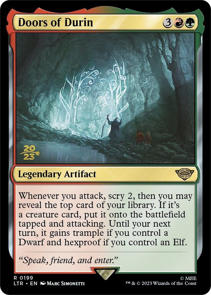 Doors of Durin 199 card from Prerelease Cards