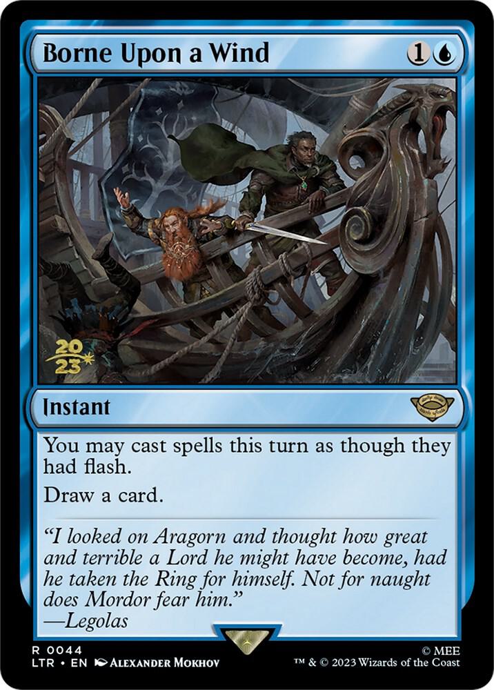 Borne Upon a Wind 44 card from Prerelease Cards