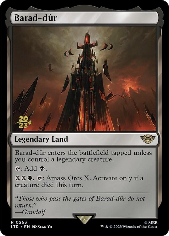 Barad-dur 253 card from Prerelease Cards