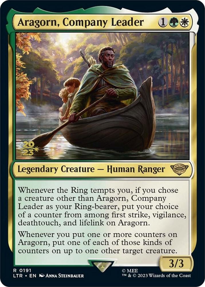 Aragorn, Company Leader 191 card from Prerelease Cards
