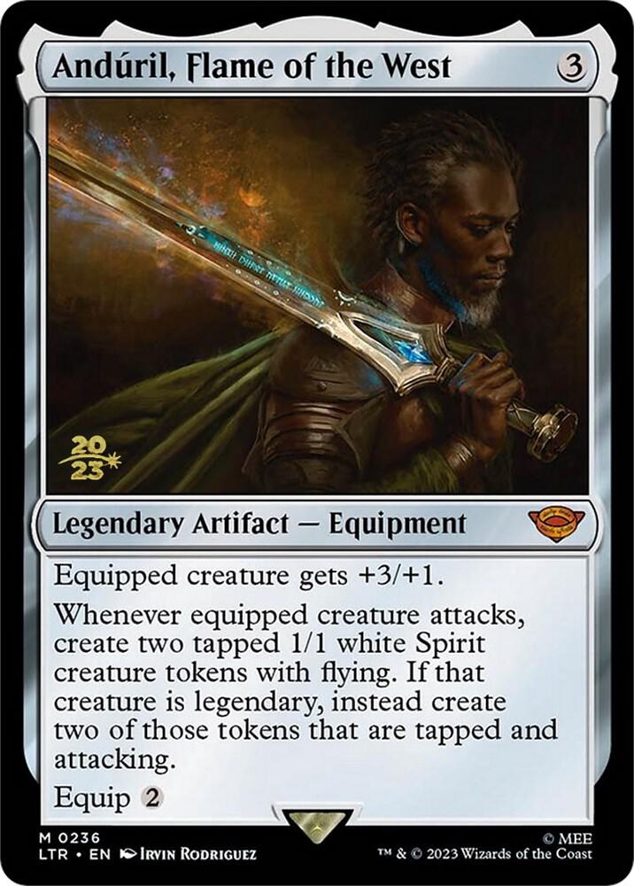 Anduril, Flame of the West 236 card from Prerelease Cards