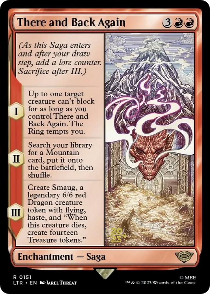 There and Back Again 151 card from Prerelease Cards