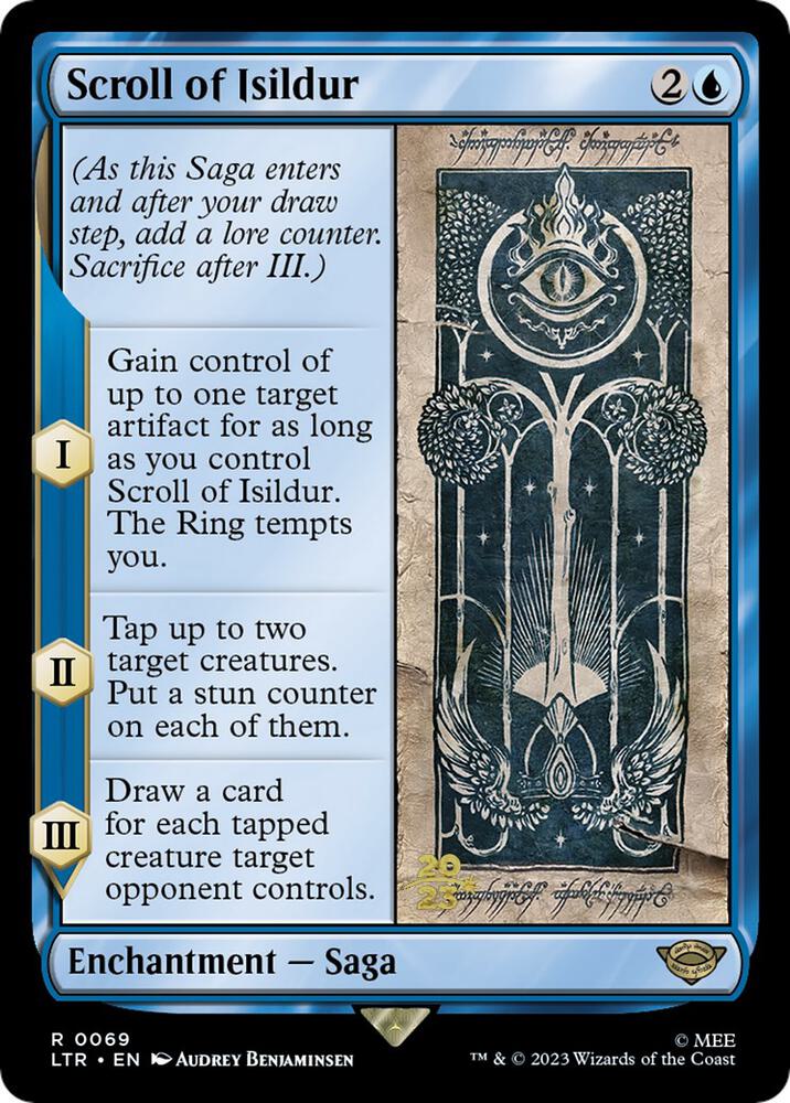 Scroll of Isildur 69 card from Prerelease Cards