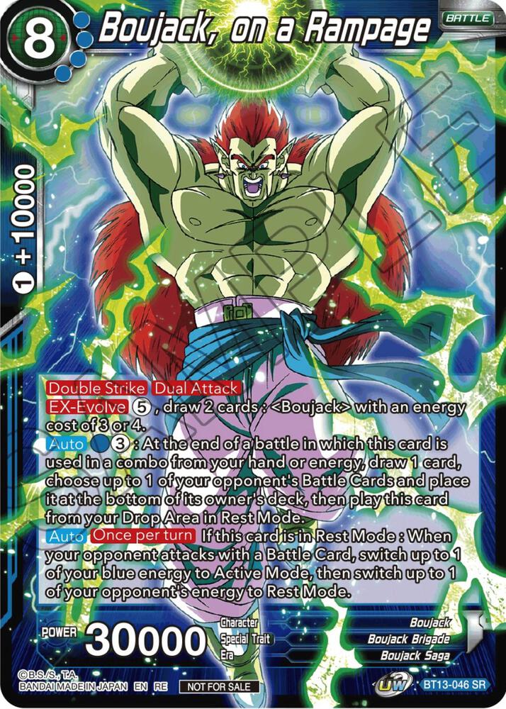 Boujack, On a Rampage (Championship Selection Pack 2023 Vol.2) (Silver Foil) BT13-046 card from Tournament Promotion Cards