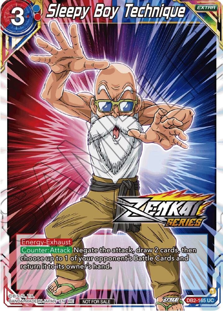 Sleepy Boy Technique (Event Pack 12) DB2-165 card from Tournament Promotion Cards