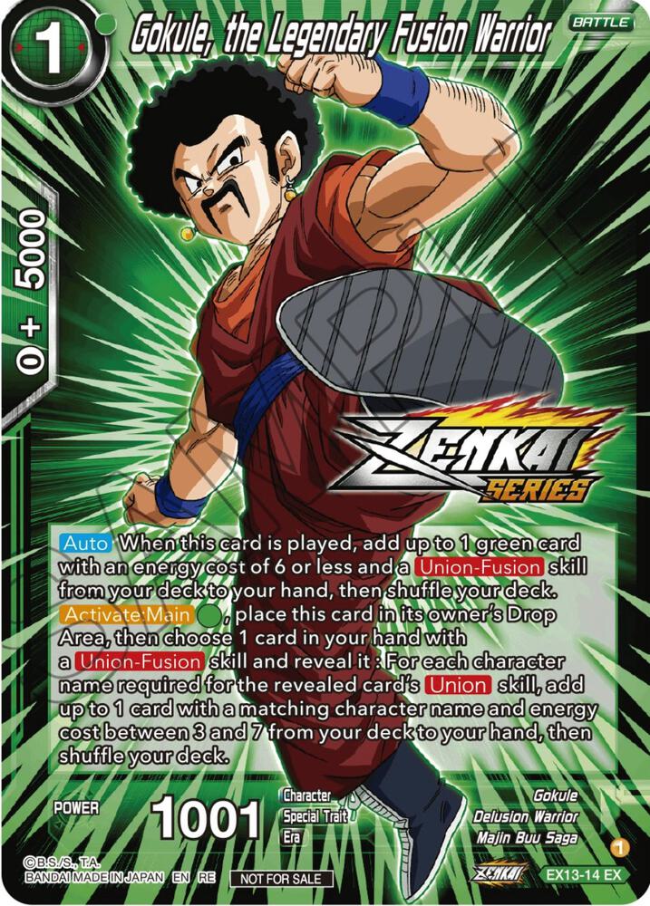 Gokule, the Legendary Fusion Warrior (Event Pack 12) EX13-14 card from Tournament Promotion Cards
