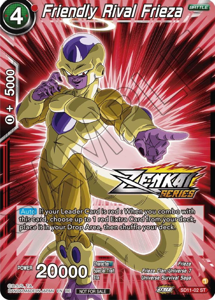 Friendly Rival Frieza (Event Pack 12) SD11-02 card from Tournament Promotion Cards