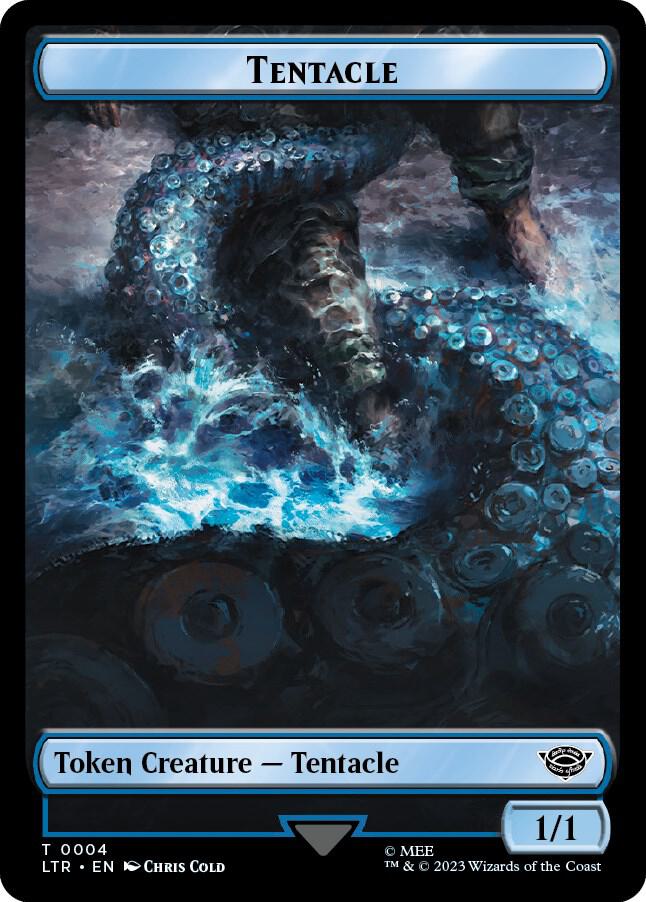 Tentacle // Food Double-Sided Token 4 // 11 card from Universes Beyond: The Lord of the Rings: Tales of Middle-earth