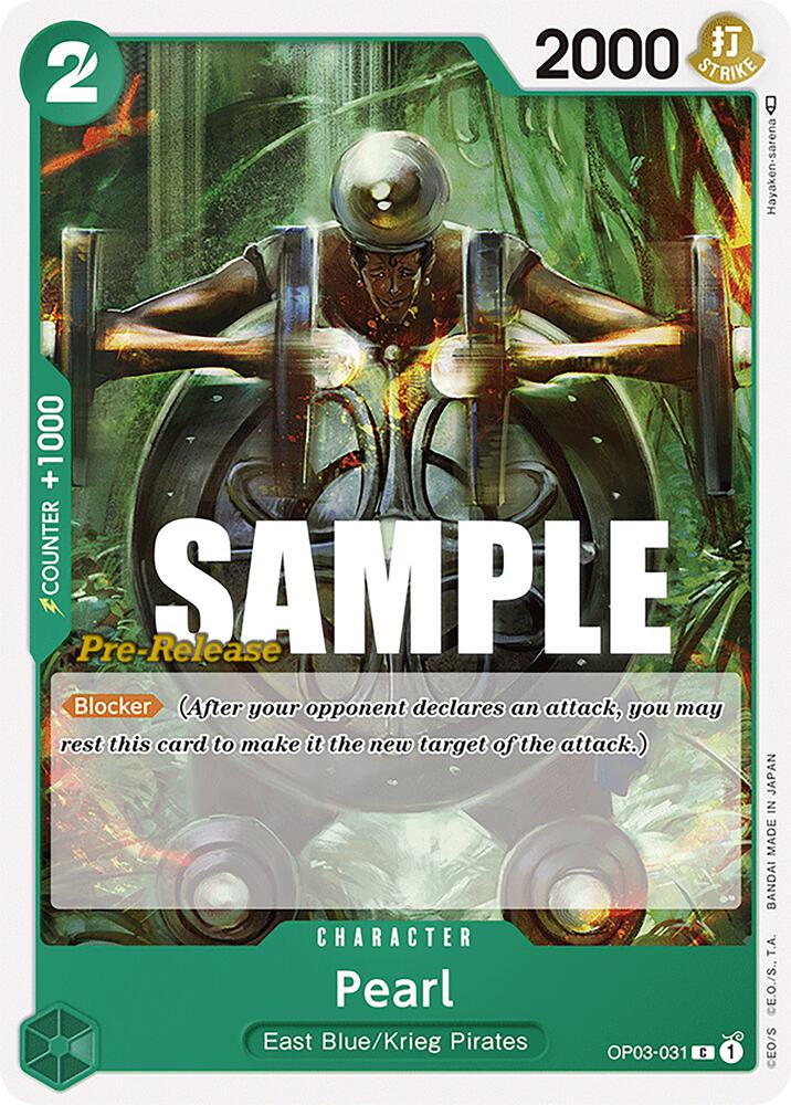 Pearl OP03-031 card from Pillars of Strength Pre-Release Cards