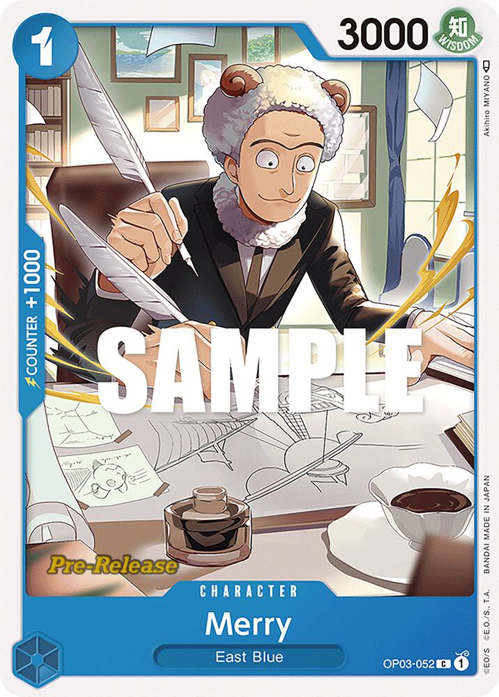 Merry OP03-052 card from Pillars of Strength Pre-Release Cards