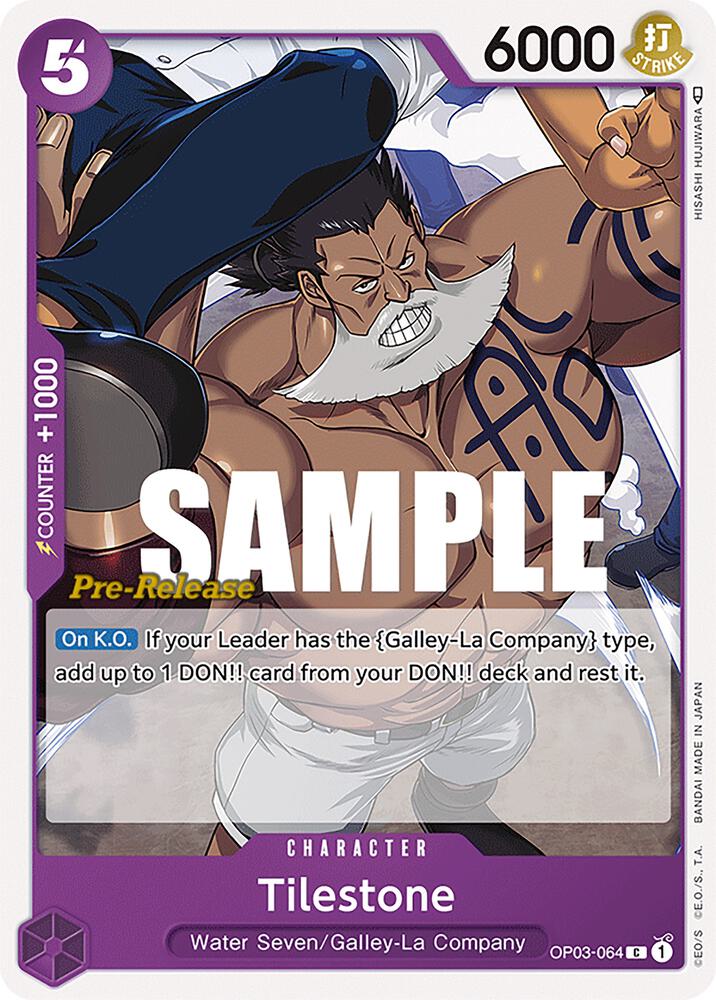 Tilestone OP03-064 card from Pillars of Strength Pre-Release Cards