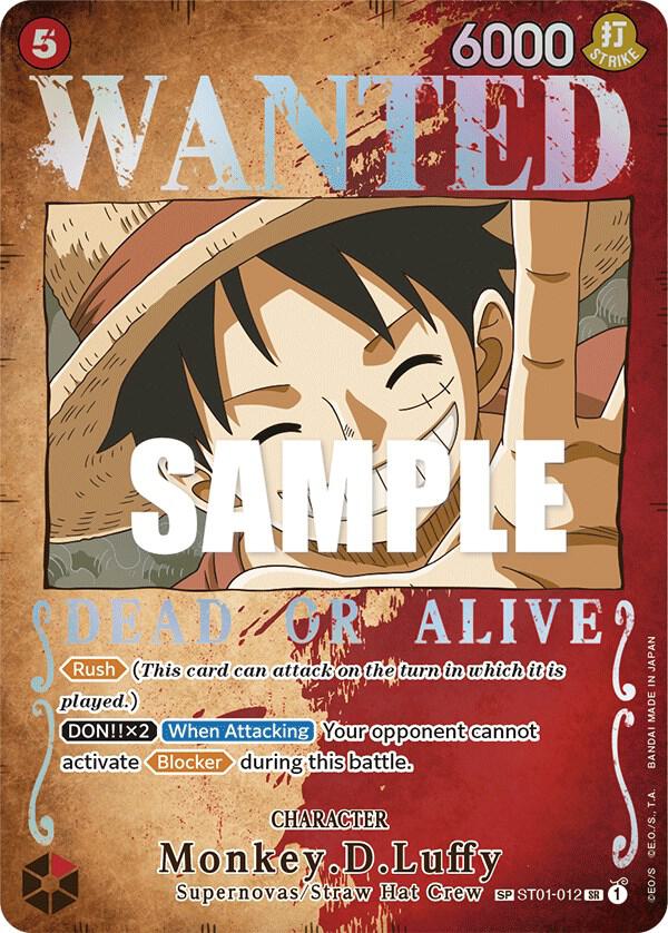 Monkey.D.Luffy (Wanted Poster) ST01-012 card from Pillars of Strength