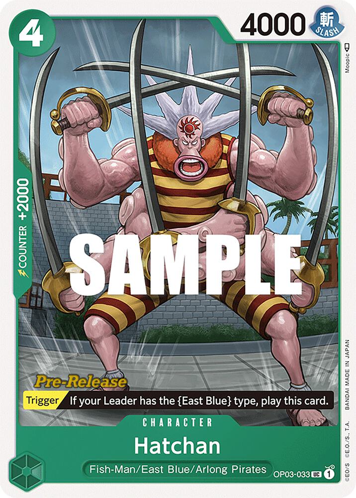 Hatchan OP03-033 card from Pillars of Strength Pre-Release Cards