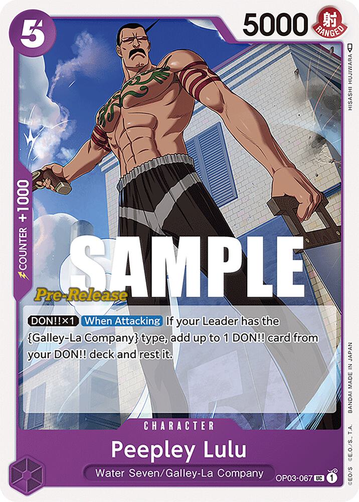 Peepley Lulu OP03-067 card from Pillars of Strength Pre-Release Cards