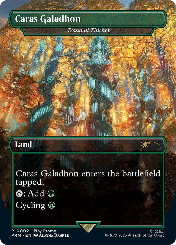 Caras Galadhon - Tranquil Thicket 2 card from Play Promos