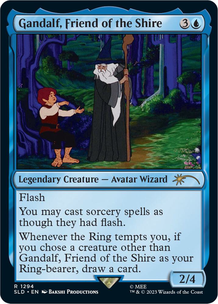 Gandalf, Friend of the Shire 1294 card from Secret Lair Drop Series