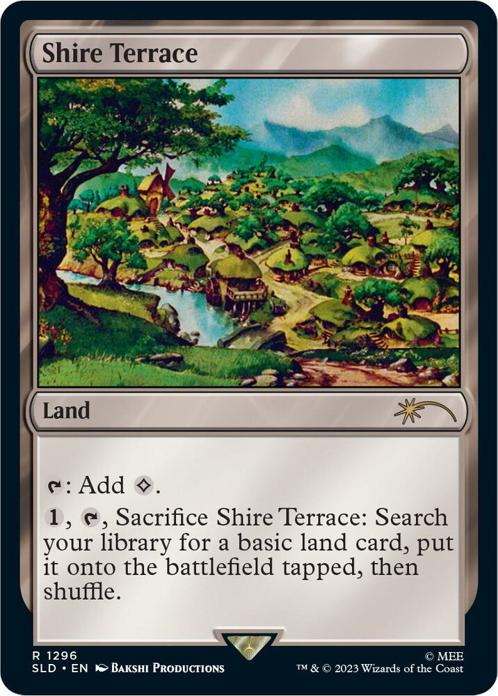 Shire Terrace 1296 card from Secret Lair Drop Series