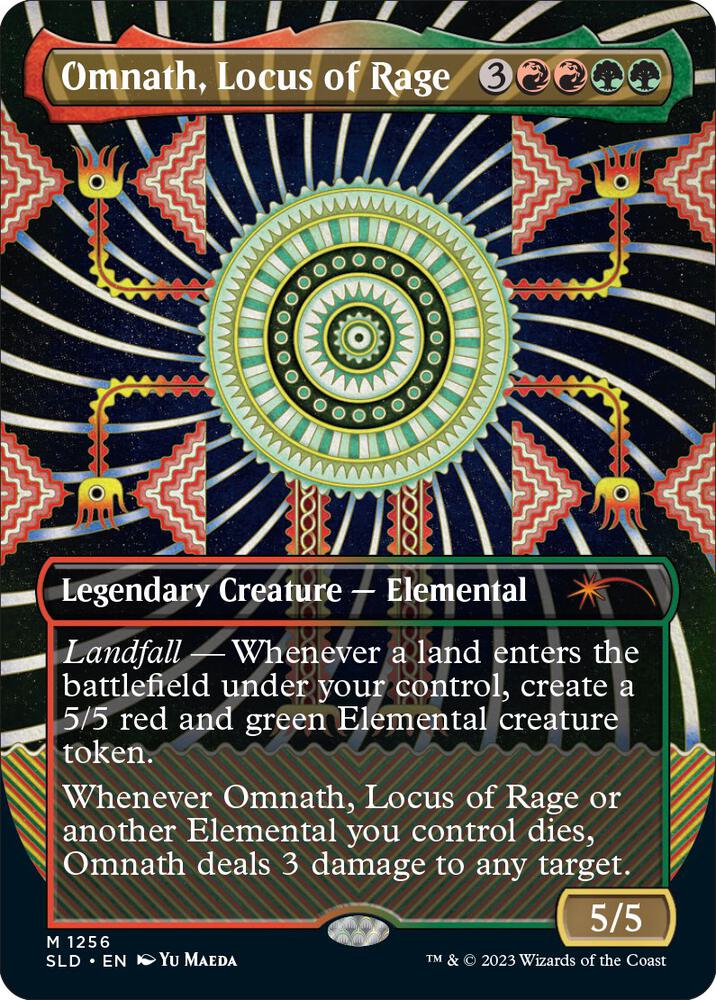 Omnath, Locus of Rage 1256 card from Secret Lair Drop Series