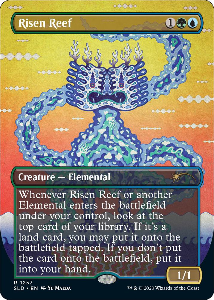 Risen Reef 1257 card from Secret Lair Drop Series