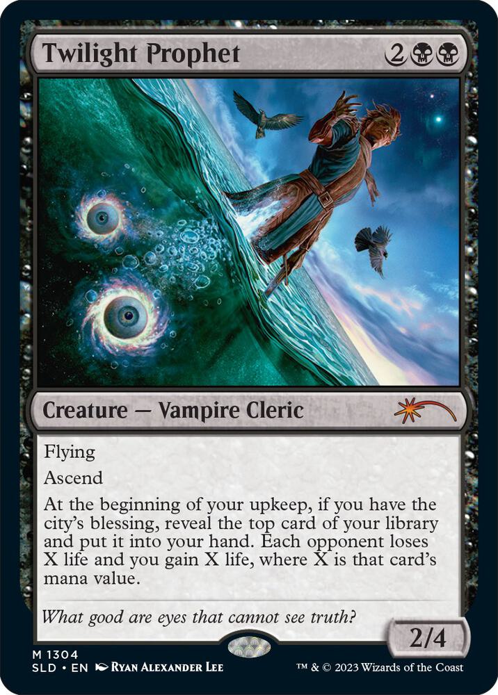 Twilight Prophet 1304 card from Secret Lair Drop Series