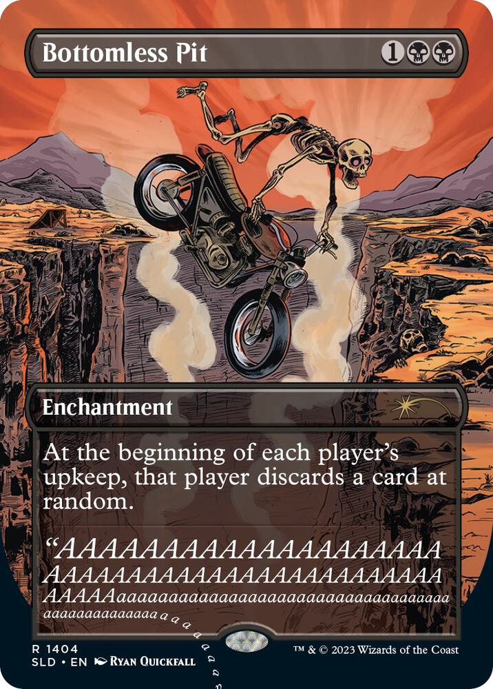Bottomless Pit 1404 card from Secret Lair Drop Series