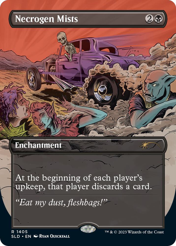 Necrogen Mists 1405 card from Secret Lair Drop Series