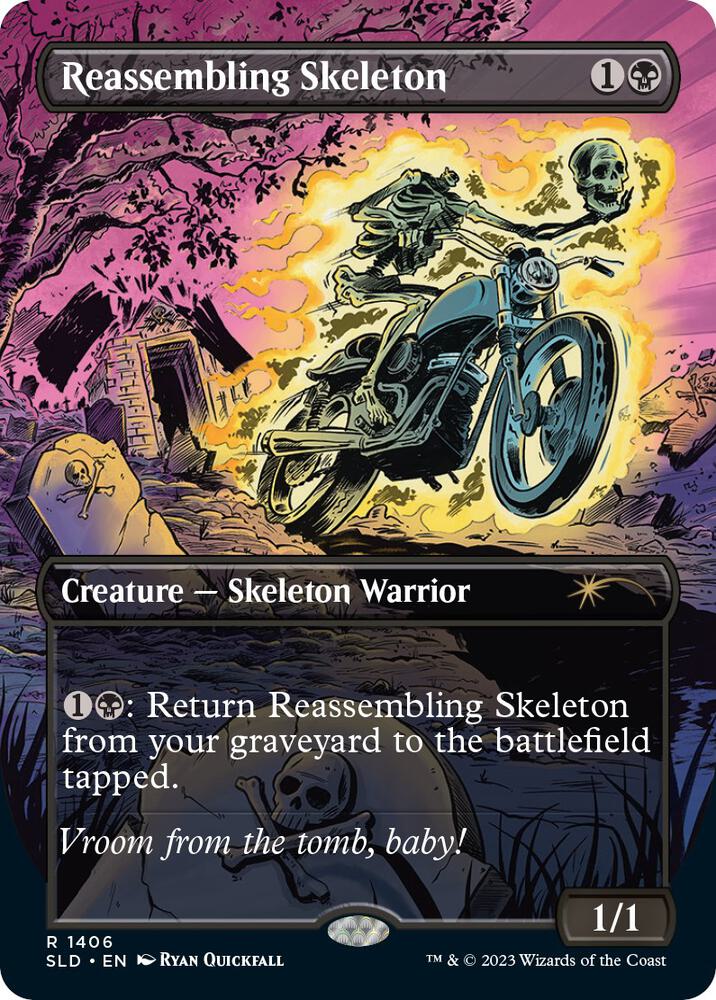Reassembling Skeleton 1406 card from Secret Lair Drop Series