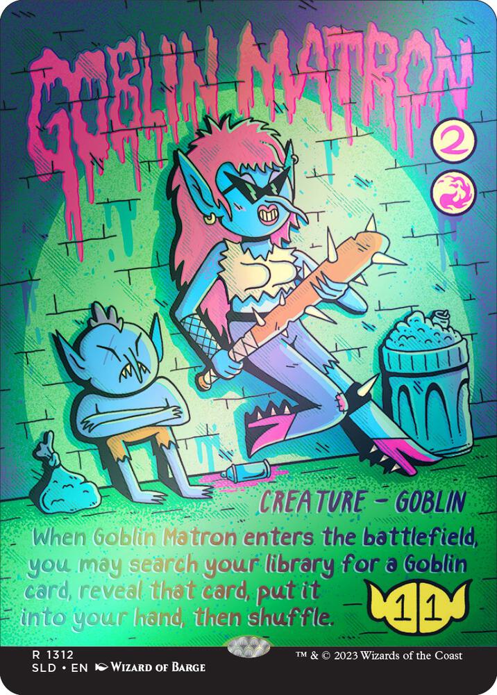 Goblin Matron (Rainbow Foil) 1312 card from Secret Lair Drop Series
