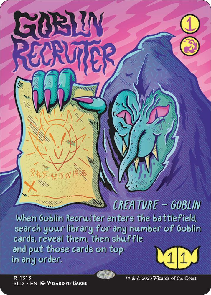 Goblin Recruiter 1313 card from Secret Lair Drop Series