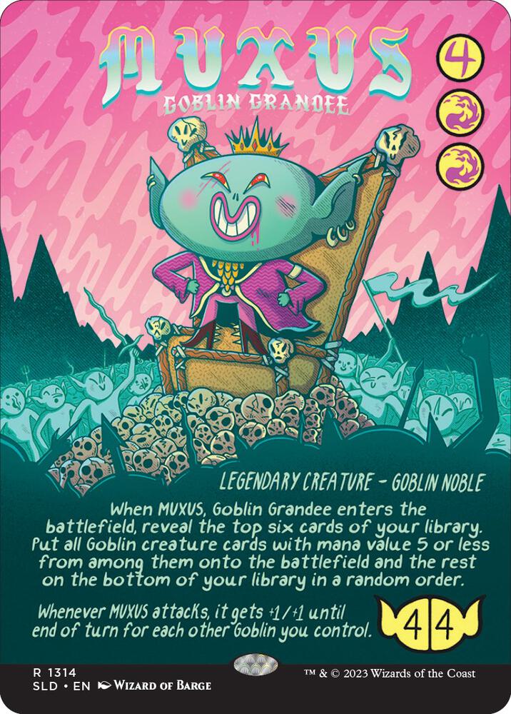Muxus, Goblin Grandee 1314 card from Secret Lair Drop Series