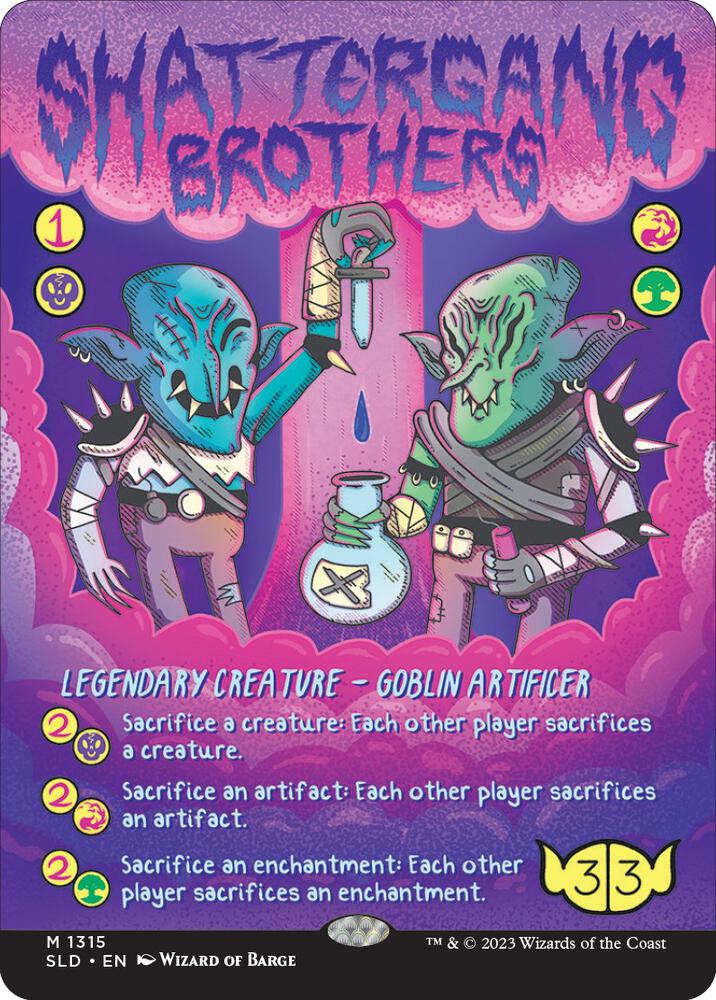 Shattergang Brothers 1315 card from Secret Lair Drop Series