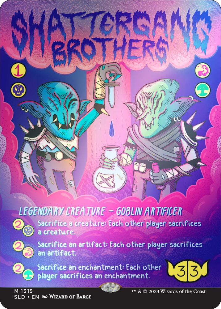 Shattergang Brothers (Rainbow Foil) 1315 card from Secret Lair Drop Series