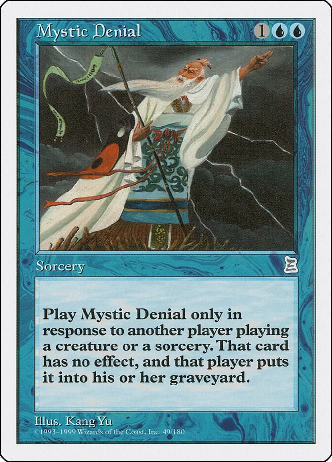 Mystic Denial 49 card from Portal Three Kingdoms