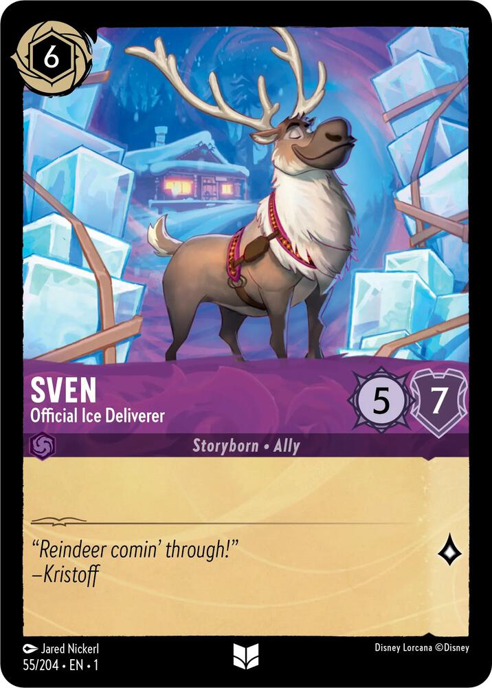 Sven - Official Ice Deliverer 55/204 card from The First Chapter
