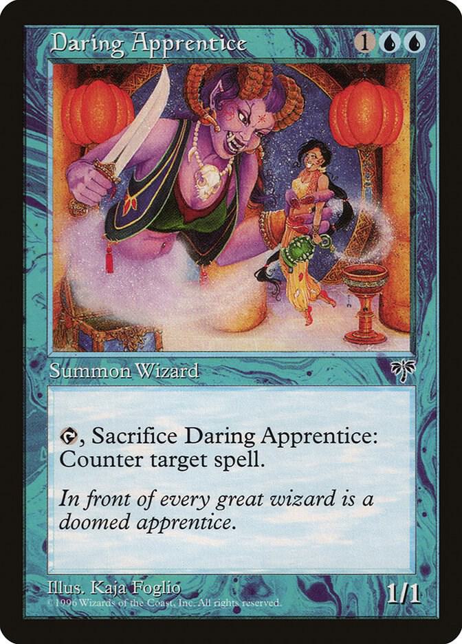 Daring Apprentice card from Mirage