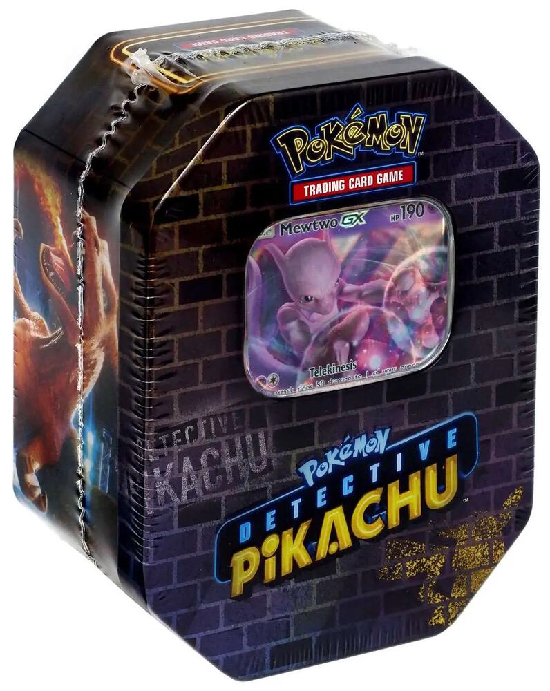 Detective Pikachu Tin [Mewtwo] card from Detective Pikachu