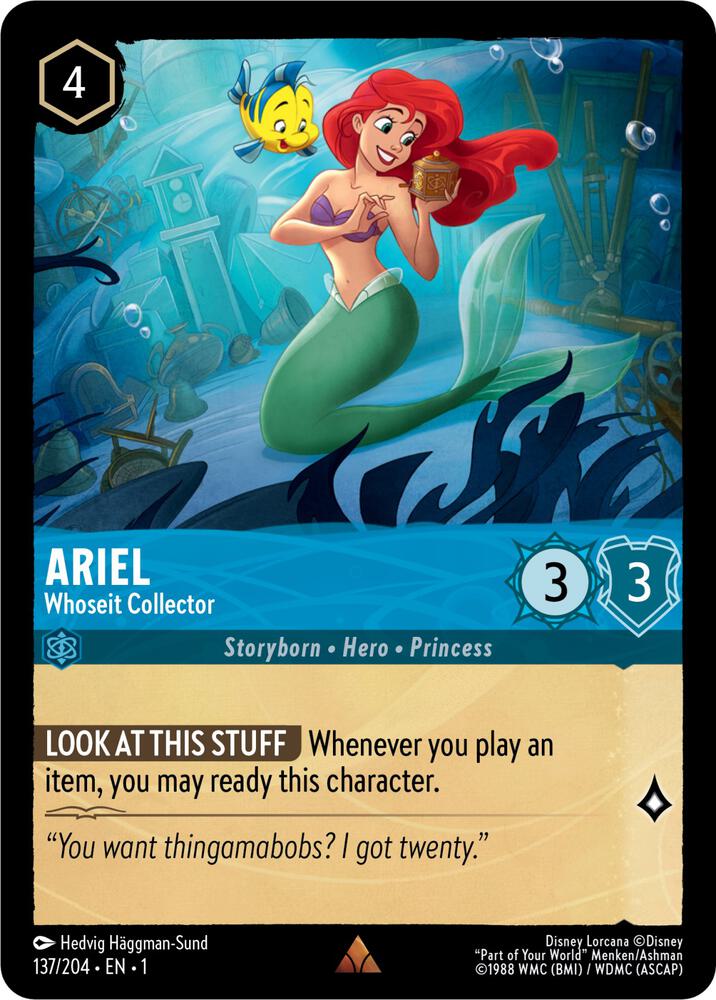 Ariel - Whoseit Collector 137/204 card from The First Chapter